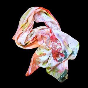 Silk scarf, made in Italy